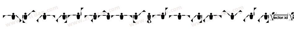 Semaphore Pramuka字体转换
